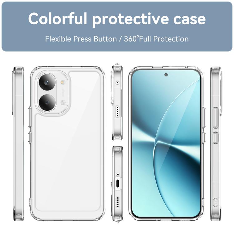 
Colorful Acrylic Series &mdash; прозорий захист для Xiaomi Poco X8 Pro Max з оглядом корпусу на 360&deg;
 