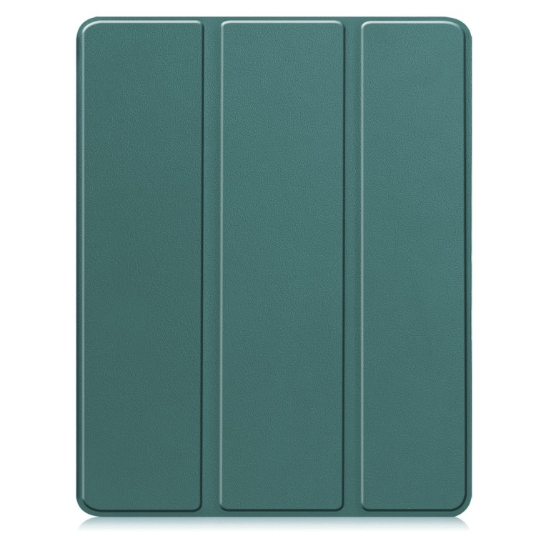 Чохол-книжка Custer Pattern Pure Color 3-Fold Holder на iPad Pro 13 2024 – зелений  Чохол-книжка Custer Pattern Pure Color 3-Fold Holder на iPad Pro 13 2024 – зелений
