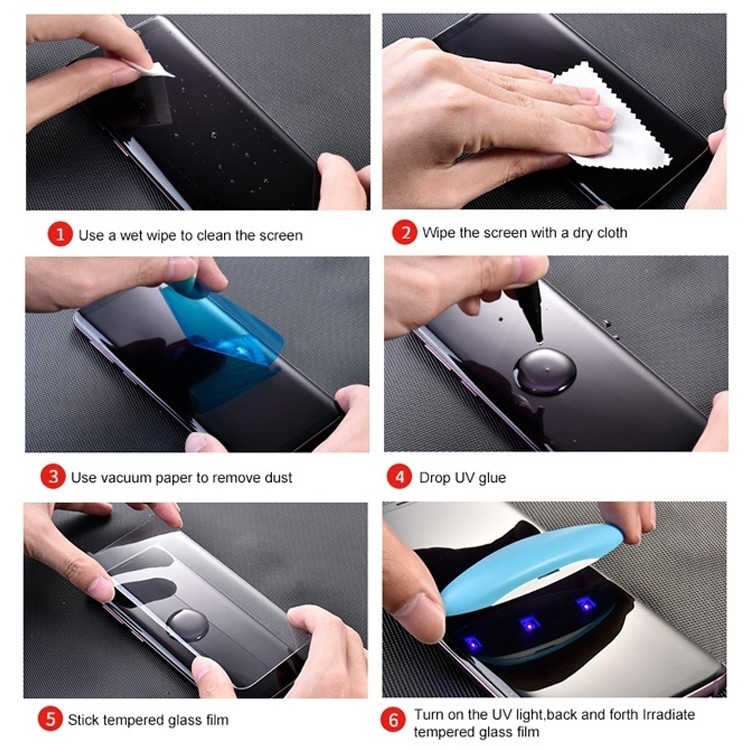 Защитное стекло UV Liquid Curved Full Glue Full Screen для Айфон 11Pro/ XS/X