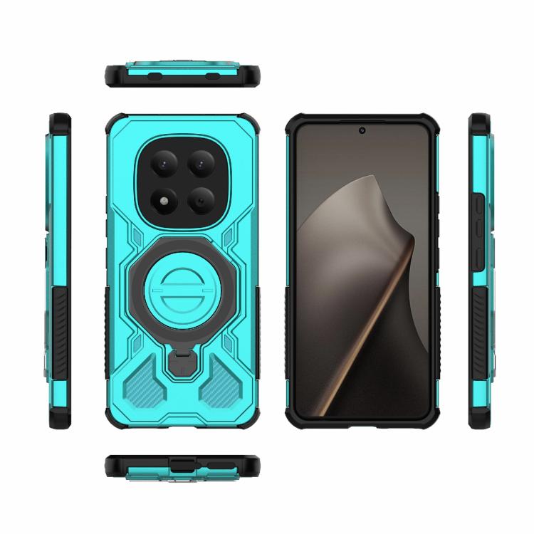  Лазурная накладка J-20 Solid Color со всех ракурсов для Redmi Note 15 Pro 4G 