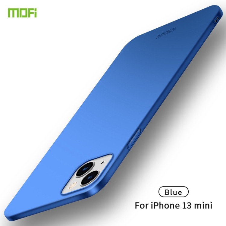 Ультратонкий чехол MOFI Frosted на iPhone 13 mini - синий 