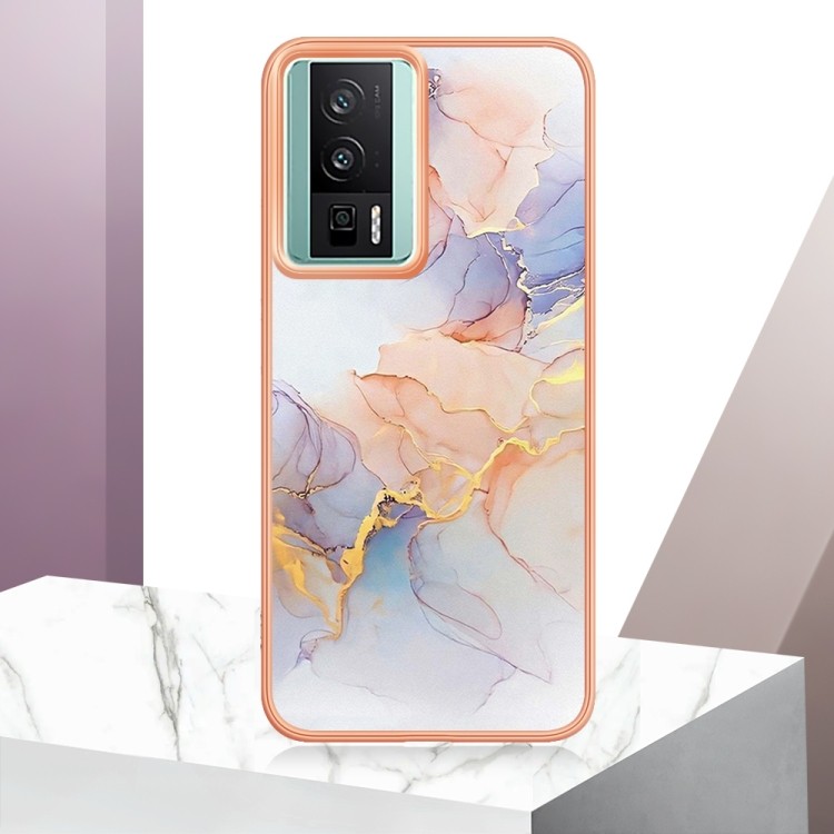 Чохол Electroplating IMD для Xiaomi Poco F5 Pro 5G/Redmi K60 - Marble Чохол Electroplating IMD для Xiaomi Poco F5 Pro 5G/Redmi K60 - Marble