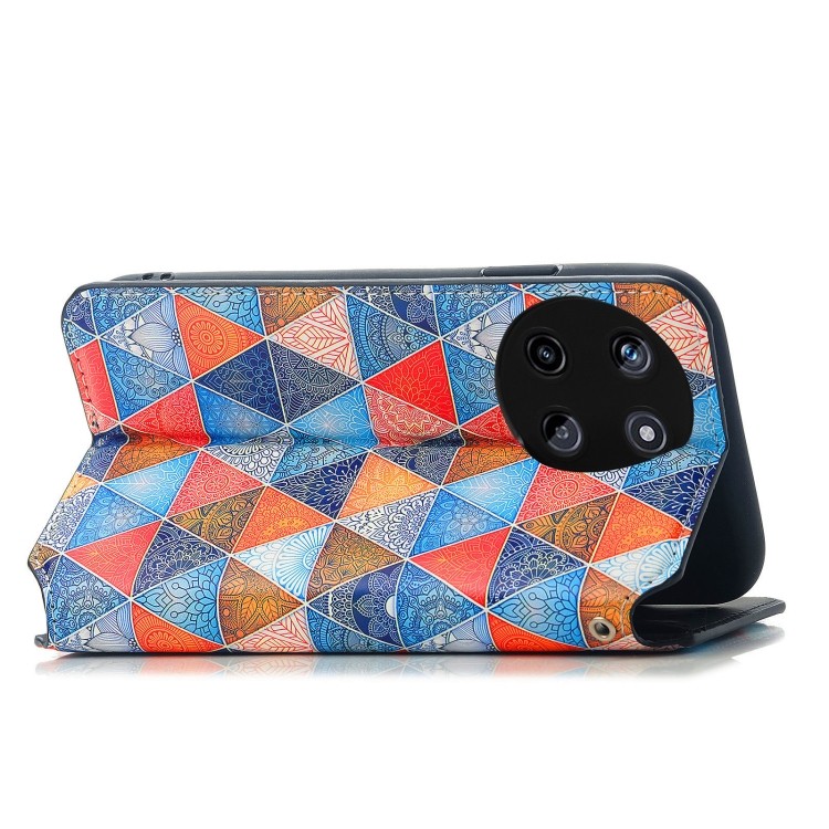 Вместительный и удобный чехол CaseNeo с дизайном Rhombus для Realme 11 Вместительный и удобный чехол CaseNeo с дизайном Rhombus для Realme 11