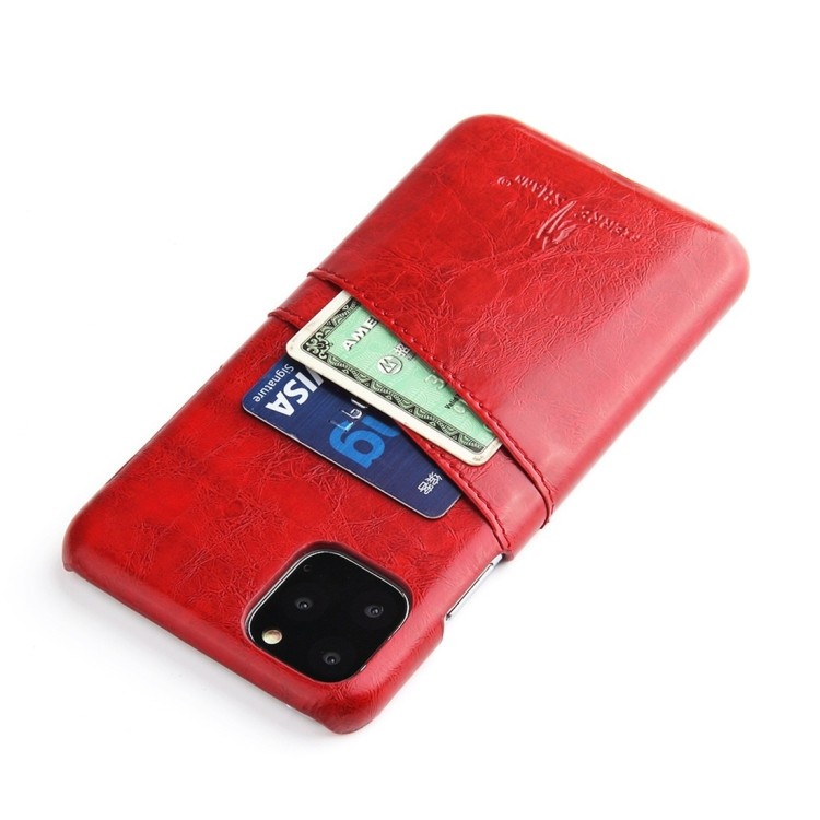 Кожаный чехол-накладка со слотами для кредитных карт на Samsung Galaxy S20