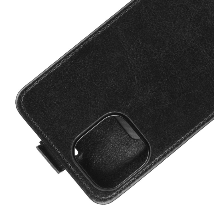 Чехол ударостойкий черного цвета с магнитной защелкой на Айфон 12 Мини 