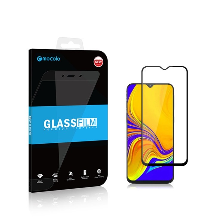 3D защитное стекло mocolo 0.33mm 9H Full Glue Оleophobic coating поддерживает отпечаток пальцев на Samsung Galaxy A20 /A30/A30s/A50/A50s/M30/M30s/M31/M21 -черное 