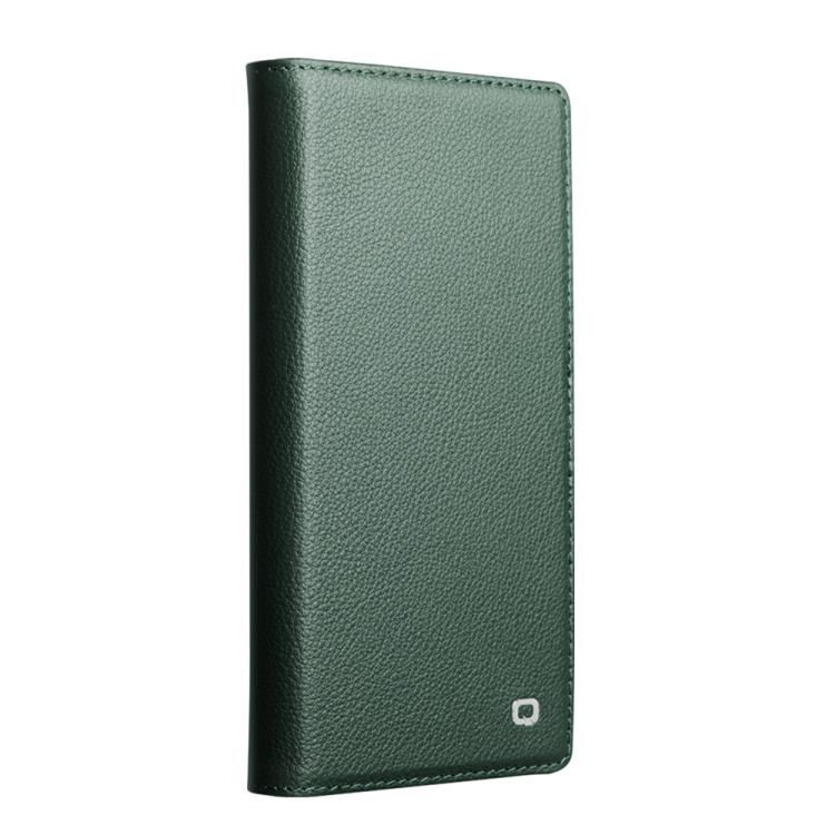 Чехол-книжка QIALINO Classics 3rd в бирюзовом цвете для iPhone 17 Чехол-книжка QIALINO Classics 3rd в бирюзовом цвете для iPhone 17