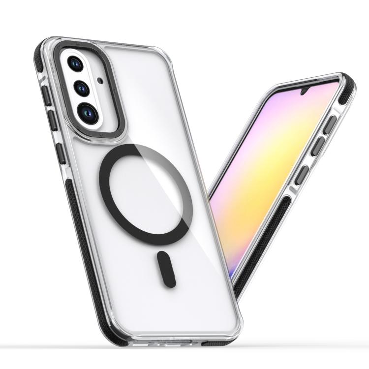 
Dual-color MagSafe TPU Hybrid для Samsung Galaxy A36 5G — вид спереду і ззаду
 