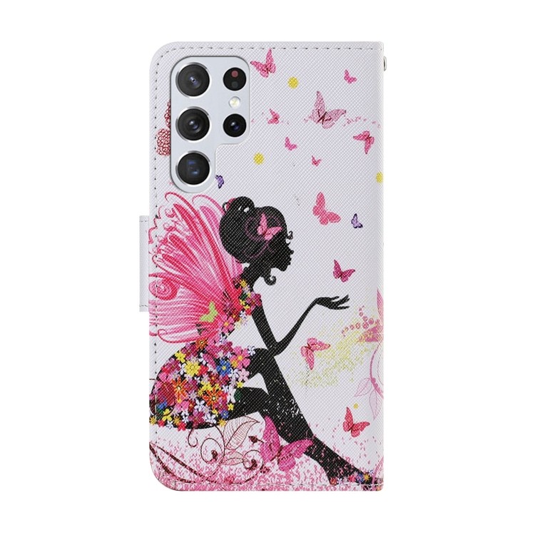 Чехол-книжка Dancing Girl для Samsung Galaxy S23 Ultra 5G 