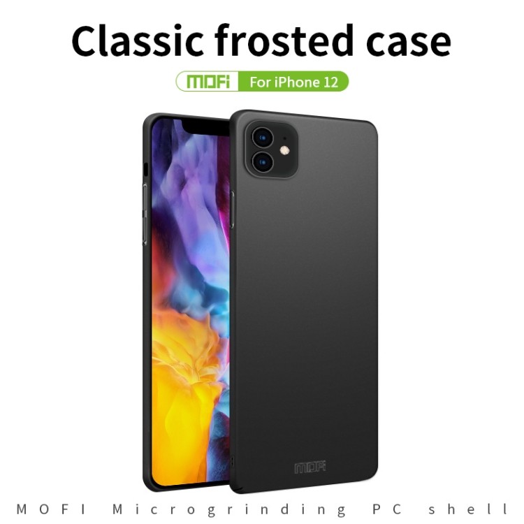 Ультратонкий чехол MOFI Frosted на iPhone 12 Mini- черный 