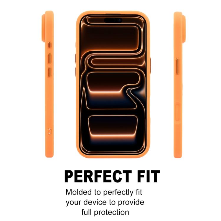 Матовый оранжевый чехол Gebei Jazz с идеальной посадкой на iPhone 17 Pro Max Матовый оранжевый чехол Gebei Jazz с идеальной посадкой на iPhone 17 Pro Max