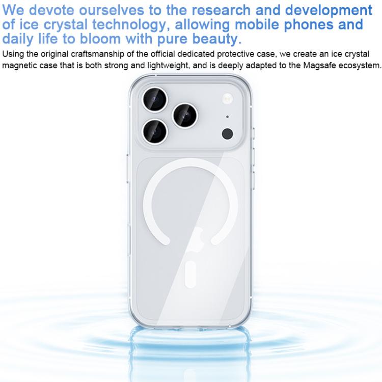 Прозрачный чехол Benks Ice Crystal с магнитным креплением для iPhone 17 Pro Прозрачный чехол Benks Ice Crystal с магнитным креплением для iPhone 17 Pro