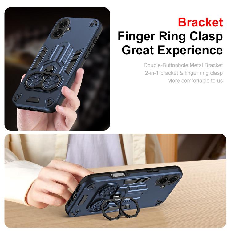 Чехол Double-Ring Holder с металлическим держателем для Samsung Galaxy A07 Чехол Double-Ring Holder с металлическим держателем для Samsung Galaxy A07