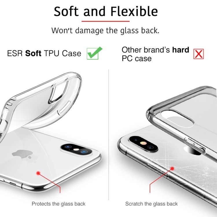Ультратонкий ударозащитный силиконовый   на Айфон XS Max- прозрачный  