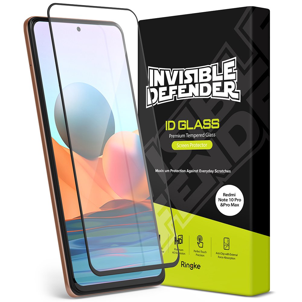 Защитное стекло Ringke Invisible 3D 0,33 mm для Xiaomi Redmi Note 10 Pro 
