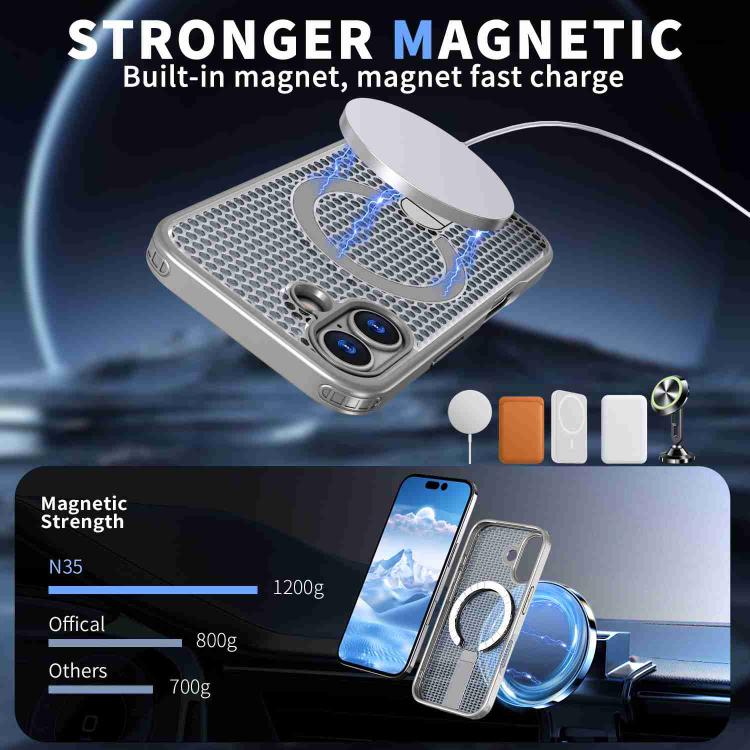 Чехол Kalebol Honeycomb с MagSafe и подставкой для iPhone 17   Чехол Kalebol Honeycomb с MagSafe и подставкой для iPhone 17
