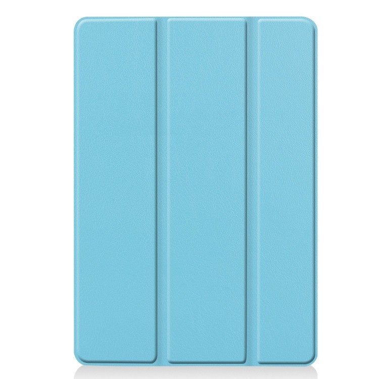 Чехол Custer Texture Three-folding Sleep/Wake-up на iPad 8/7 10.2 (2019/2020) Небесно-голубой