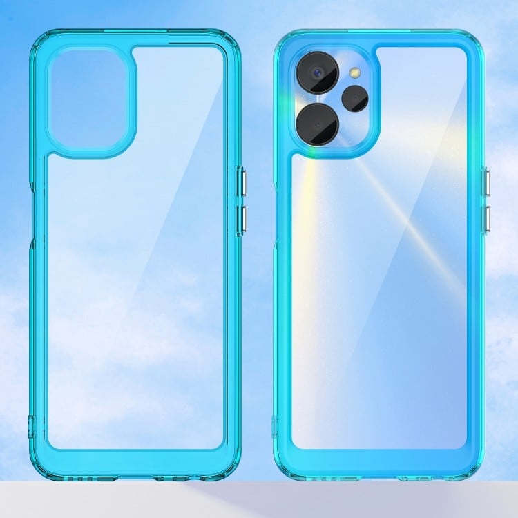 Протиударний чохол Colorful Series Acrylic для Realme 10 5G - Блакитний 