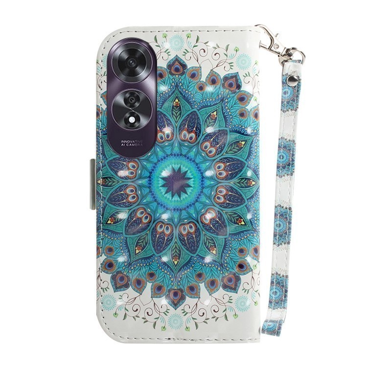 Чохол-книжка 3D Colored Horizontal Flip Leather для OPPO A60 4G - задня сторона Чохол-книжка 3D Colored Horizontal Flip Leather для OPPO A60 4G - задня сторона