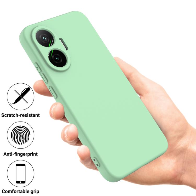 Мятная накладка Liquid Silicone с бархатистой текстурой 