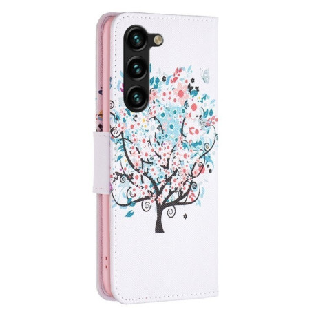 Чохол-книжка Colored Drawing Pattern  для Samsung Galaxy S25+ 5G - Tree