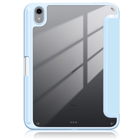 Чехол-книжка Transparent Acrylic для iPad mini 6 - голубой