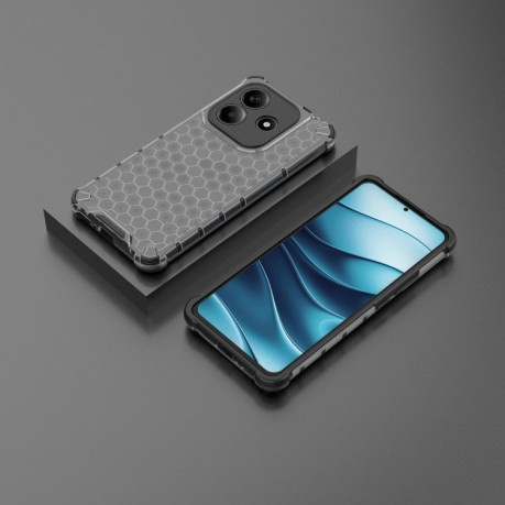 Протиударний чохол Honeycomb на Xiaomi Redmi Note 14 5G - чорний