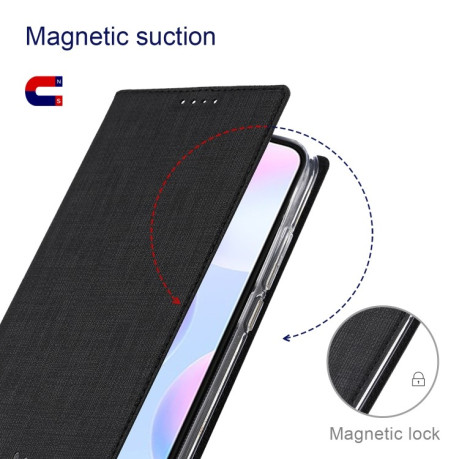 Чохол-книжка ViLi Texture Samsung Galaxy A03s - чорний