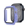 Противоударная накладка с защитным стеклом Armor Waterproof для Apple Watch Series 8/7 45mm - фиолетовая