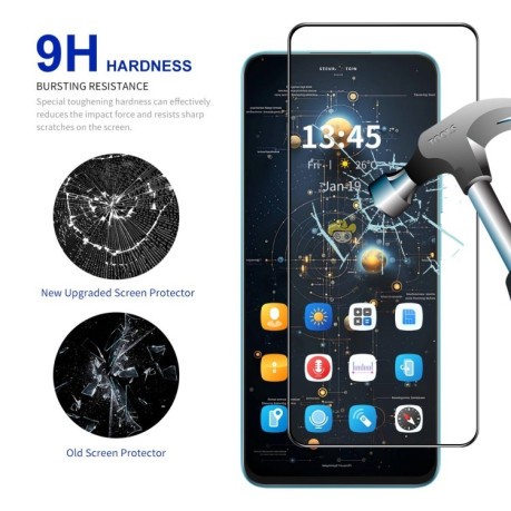 Защитное Стекло ENKAY Full Glue High Aluminum-silicon для Samsung Galaxy A36 / A56 - черное