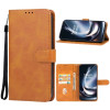 Чехол- книжка EsCase Leather для OnePlus Nord N30/CE 3 Lite - коричневый