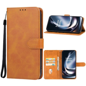Чехол- книжка EsCase Leather для OnePlus Nord N30/CE 3 Lite - коричневый