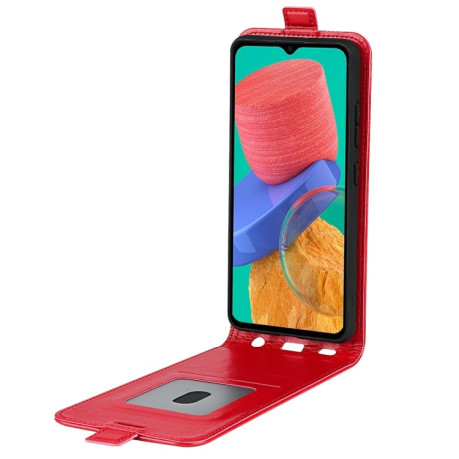 Флип-чехол R64 Texture Single для Samsung Galaxy M33 - красный