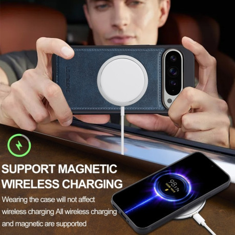 Чохол LC.IMEEKE Magsafe на Google Pixel 9 Pro XL - синій