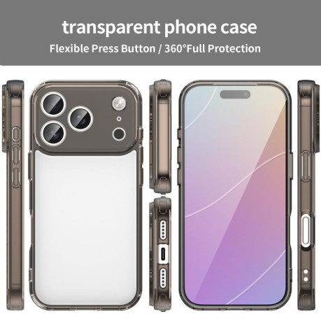 Чехол PC Hybrid TPU Airbag Shockproof для iPhone 17 Pro - черный