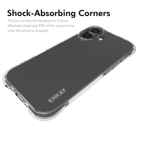 Противоударный чехол ENKAY Clear для iPhone 17
