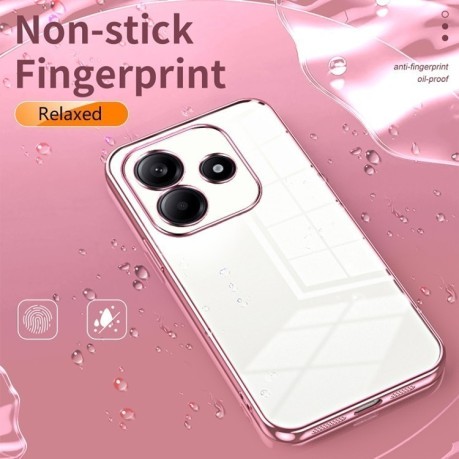 Противоударный чехол Space Fine Hole для Xiaomi Redmi Note 14 5G - фиолетовый