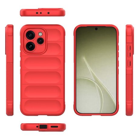 Силіконовий чохол Magic Flannel для OPPO Reno15 Pro 5G Global — червоний