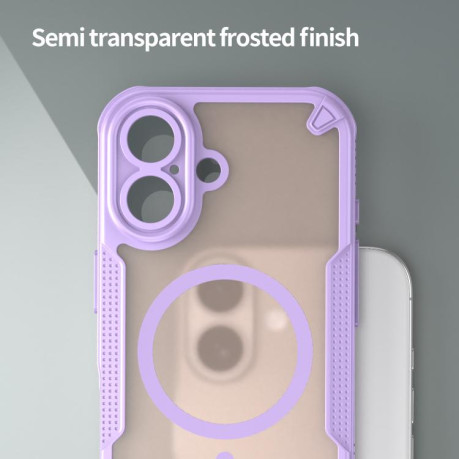 Чохол Armor Glaze з MagSafe Magnetic на iPhone 17 - фіолетовий