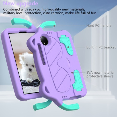 Протиударний чохол Ice Baby EVA Shockproof Hard для Xiaomi Redmi Pad 4G SE 8.7 2024 - Light Purple+Mint Green