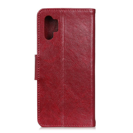 Чехол-книжка Nappa Texture на Samsung Galaxy A32 4G - красный