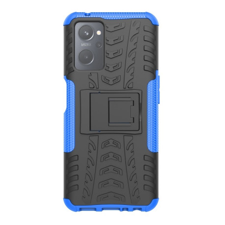 Противоударный чехол Tire Texture на OPPO Realme 9i/OPPO A76/A96 - синий
