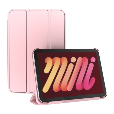 Чехол-книжка Matte Translucent для iPad mini 6 - розовое золото