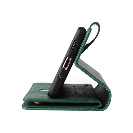Чехол-книжка Rivet Buckle для Samsung Galaxy A23 4G - зеленый