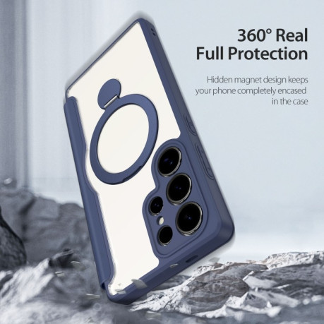Чохол-книжка DUX DUCIS Skin X Pro Series Magsafe  для Samsung Galaxy S25 Ultra 5G - синій
