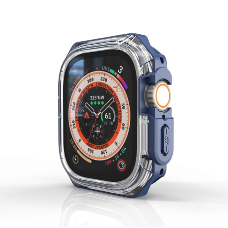 Протиударна накладка Double Color Armor для Apple Watch Ultra 49mm - синя