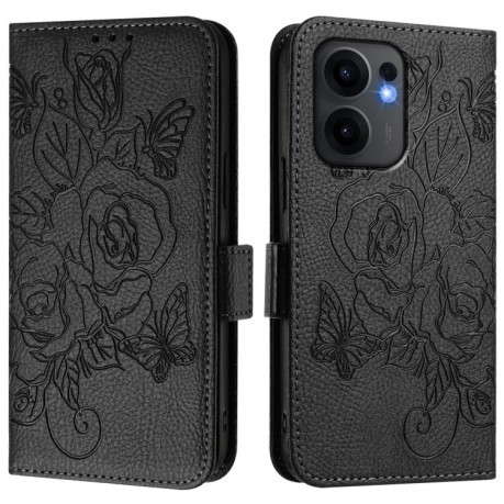Чехол-книжка Magnetic RFID Anti-theft Leather для OPPO Reno13 F/Reno13 FS- черный