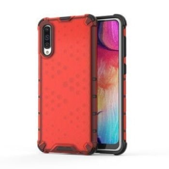 Протиударний чохол Honeycomb на Samsung Galaxy A50/A30s/A50s -червоний