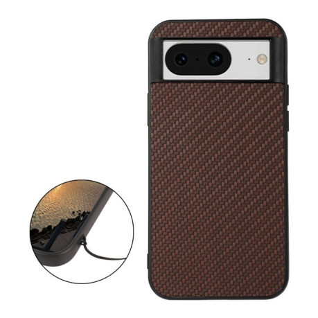 Ударозахисний чохол  Carbon Fiber Texture на Google Pixel 8 - коричневий