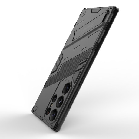 Противоударный чехол Punk Armor для Samsung Galaxy S23 Ultra 5G - черный